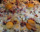 Foto del paso 4 de la receta: Patatas, huevos y bacon al horno