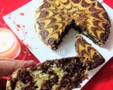 A picture of step 14 of Zebra Cake.