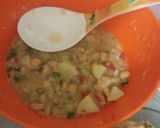 A picture of step 5 of Spici ragra chana chat.