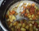 A picture of step 13 of Chinese vegetable rice (Chinese pulao).