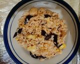 Foto langkah ke 4 dari resep Nasi goreng jamur simple (bukan menu diet).