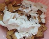عکس مرحله 2 از دستور دسر بیسکو کارامل🍮🥨