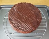 รูปขั้นตอนการทำที่ 2 ของ Chocolate mirror glaze cake keto