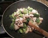 A picture of step 4 of 13 minute chicken and broccoli .