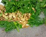 A picture of step 3 of Palak Raita.
