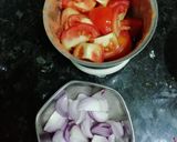 A picture of step 4 of Paneer Kadhai.
