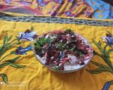 A picture of step 10 of Shahi Dahi bhalle.
