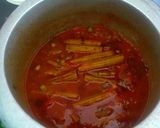 A picture of step 6 of Drumsticks sabzi.