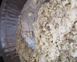 A picture of step 2 of Sooji mathri.
