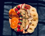 A picture of step 5 of Fruit pancake charcuterie board.