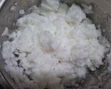 A picture of step 1 of Coconut Chandrapuli.