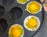 Foto langkah ke 3 dari resep Telur mata sapi sayur 🍳🥬🥕.