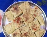 मिक्स दाल-चावल थाली ढ़ोकला रेसिपी चरण 8 फोटो