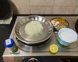 A picture of step 1 of Kaasi Halwa.