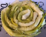 Une image de l'étape 6 de Poireaux au bouillon de porc (sauce vinaigrette).