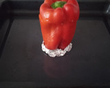 Foto del paso 4 de la receta: Pimiento rojo relleno de ternera al horno