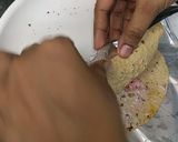 A picture of step 14 of Paneer shawarma roll.