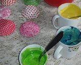 Foto del paso 2 de la receta: Cupcakes Arcoiris (Sin Manteca)