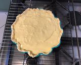 Une image de l'étape 6 de Flan pâtissier à la vanille et pêches de vigne pâte brisée vanille.