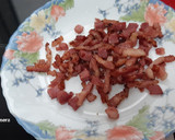 Foto del paso 3 de la receta: Arroz integral en cazuela, con alcachofas, jamón y bacon