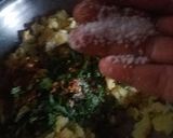 A picture of step 2 of Potato cheezey tawa wheels.