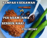 Gambar langkah 1 resipi Dalca Sayur.