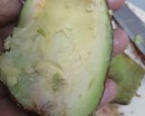 A picture of step 1 of Avocado cheese sandwich.