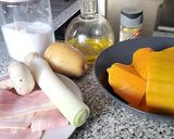 Foto del paso 1 de la receta: Crema de Calabaza con Bacon y Setas
