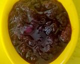 A picture of step 4 of JAMUN (Indian black berry) CHUTNEY.