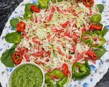 A picture of step 6 of Beetroot Paneer Paratha Bites.