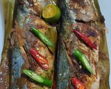 Gambar langkah 5 resipi Kembung Bakar Pes Tomyam.