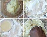 A picture of step 5 of Farali Pattice.