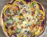 Hình bước làm 6 của món Pizza hải sản