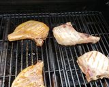 A picture of step 3 of Grilled brown sugar porkchops.