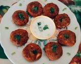 A picture of step 4 of High protein crispy tasty paneer sprouts tikki.