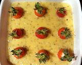 Une image de l'étape 6 de ☆Brownie Blanc Fraises & Pistache☆.