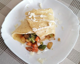 Foto del paso 4 de la receta: Crepa salada de vegetales 🥦🥕🥔