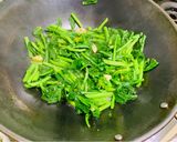 清炒芥藍菜的食譜步驟3照片