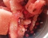 A picture of step 1 of Watermelon & pomegranate fresh Juice.