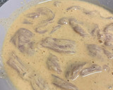 Foto del paso 4 de la receta: Tiras de pollo empanadas con salsa de quesos 🍗🫕
