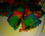 Foto langkah ke 4 dari resep Apem kukus rainbow.