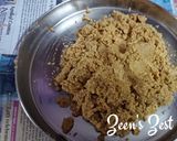 A picture of step 2 of Roasted Gram and Jaggery Laddoos.