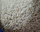 A picture of step 1 of Dahi Vade.