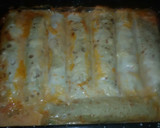 Foto del paso 16 de la receta: Canelones de espinacas y pollo con salsa rosa