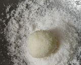 A picture of step 4 of Coconut ladoo.