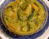 শীতের সব্জী দিয়ে মুগ মসুর ডাল (shiter sabji diye moong dal recipe in Bengali) রেসিপি ধাপ - 6 ছবি