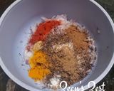 A picture of step 1 of Chugur/ Dried Tender Tamarind Leaves Fritters.