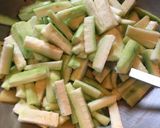 A picture of step 3 of Jhinge Posto / Ridge Gourd in Poppy Mustard Sauce.