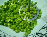 Une image de l'étape 1 de Guacamole au petit pois.