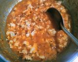 A picture of step 3 of Raw turmeric sabji.